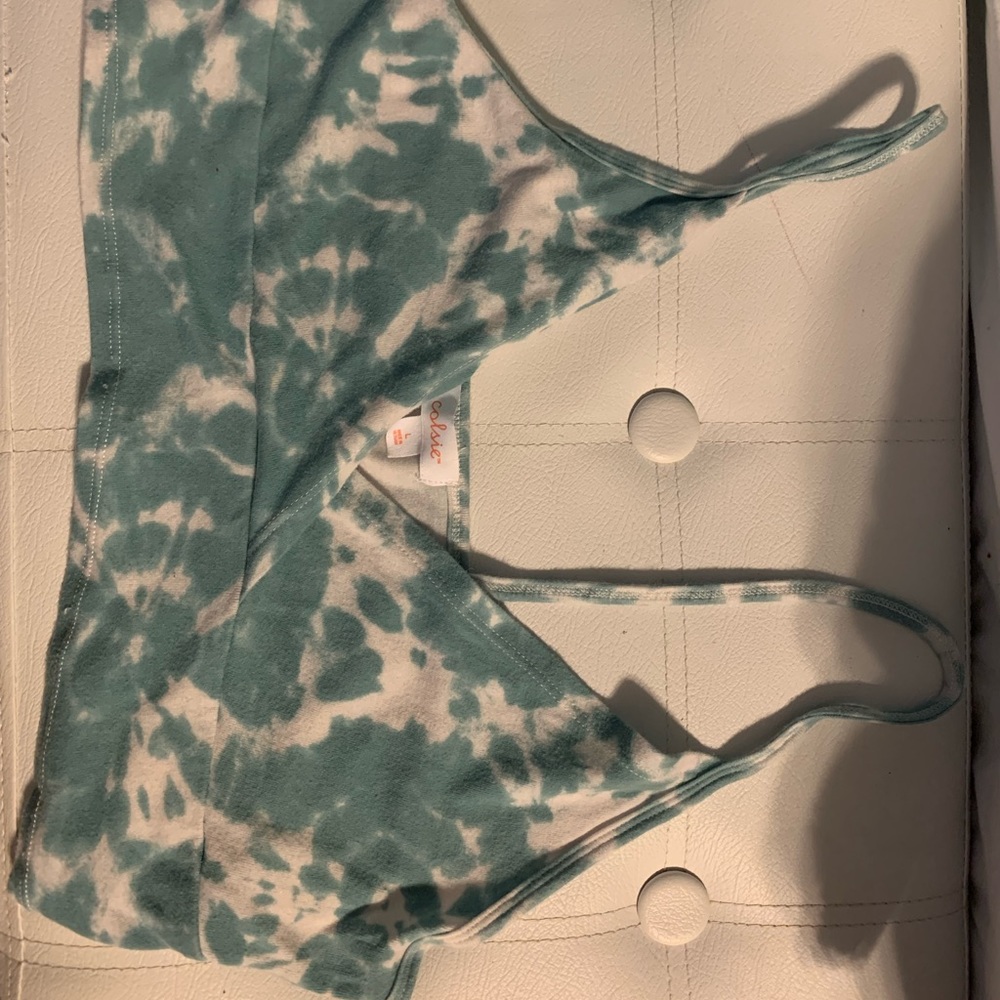 Colsie Target Teal Tie-dye Bralette